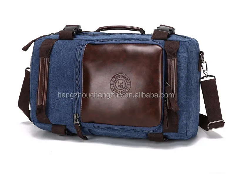 Hot Sale Waterproof OEM Camping Backpack,CZB-0003B Double shoulder computer bag outdoor leisure sports bag canvas bag