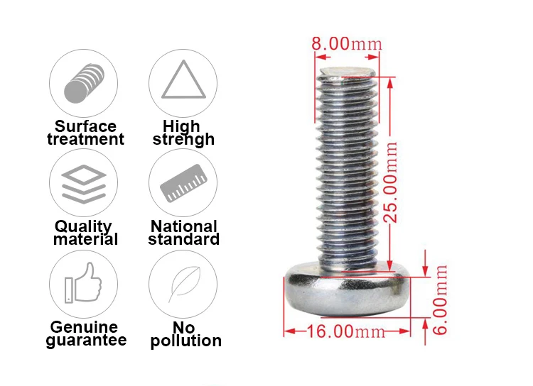 M4 M5 M6 M7 M8 Stainless Steel Iso14583 Torx Recessed Pan Head Machine ...