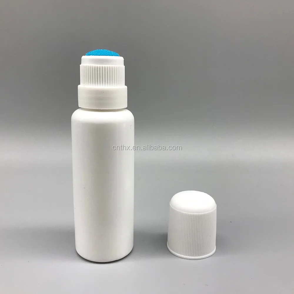 Super Plastic Pe 2oz 60ml Empty Glue Bottle With Sponge Applicator