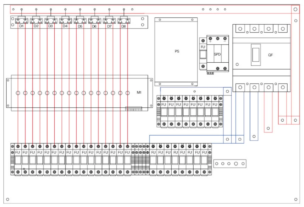 Pv 16 Cuerdas De Entrada 1 Salida De Cruce Distribucion Combinador Caja Sistema De Panel Solar Buy Caja De Combate Caja De Combate Pv Panel Solar De Caja De Combate Pv Product On Alibaba Com