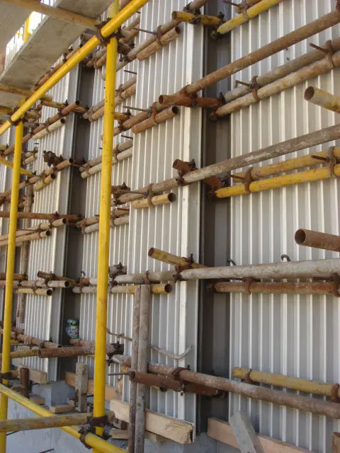 wall and column formwork