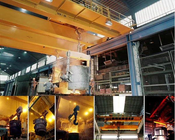 QDY YZ 300 120 60 250 100 400 500 150 50 ton heavy duty casting crane lifting machine price with hoist winch trolley