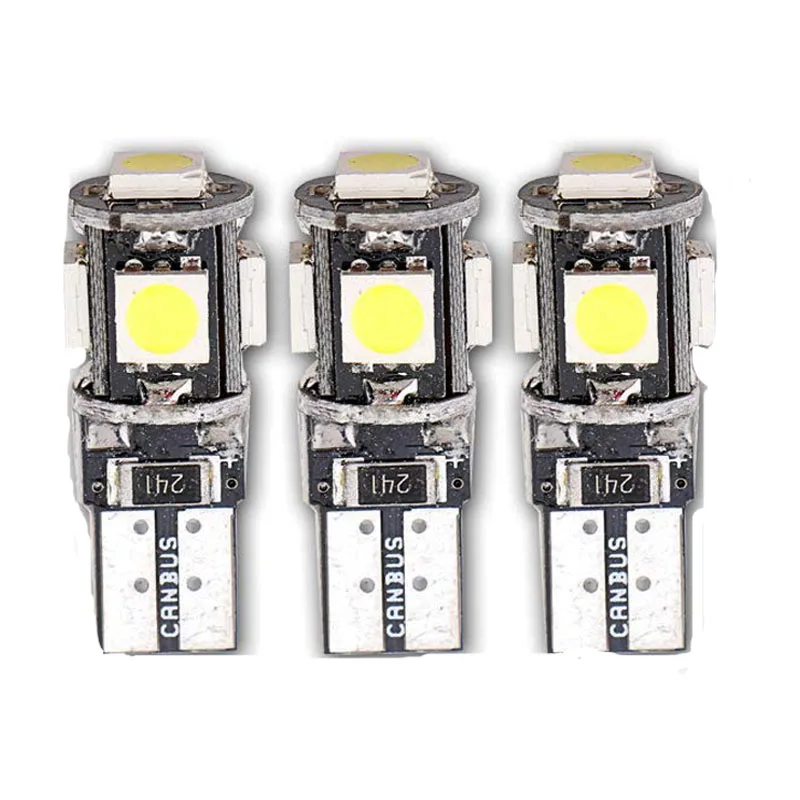 Yellow white Car led T10 W5W 194 168 5050 SMD Boot Light Bulbs