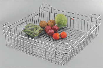 Modular Kitchen Stainless Steel Vegetable Drawer Basket Pullout