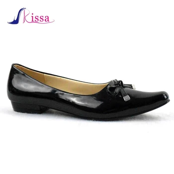 ladies black flat dress shoes