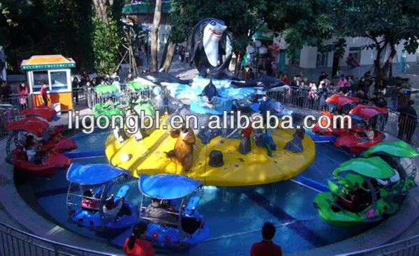 Shark Island amusement kiddie rides