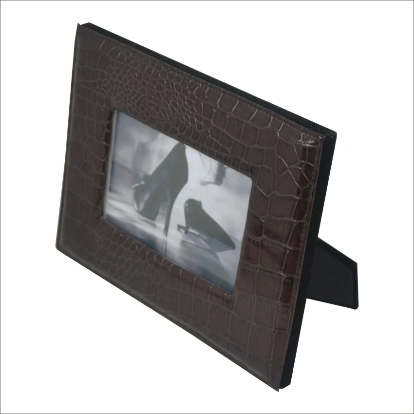leather pu photo frame