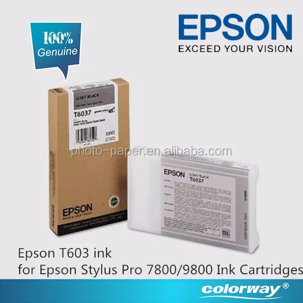 Epson Stylus Pro 7800 Ink Cartridges Genuine Epson T6128 Matte Black Ink Cartridge 220ml 6343