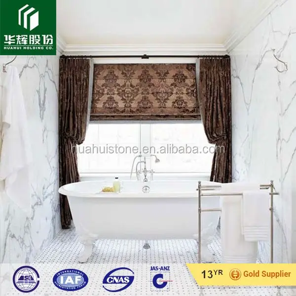 Baño azulejos calacatta mármol blanco-Mármol-Identificación del