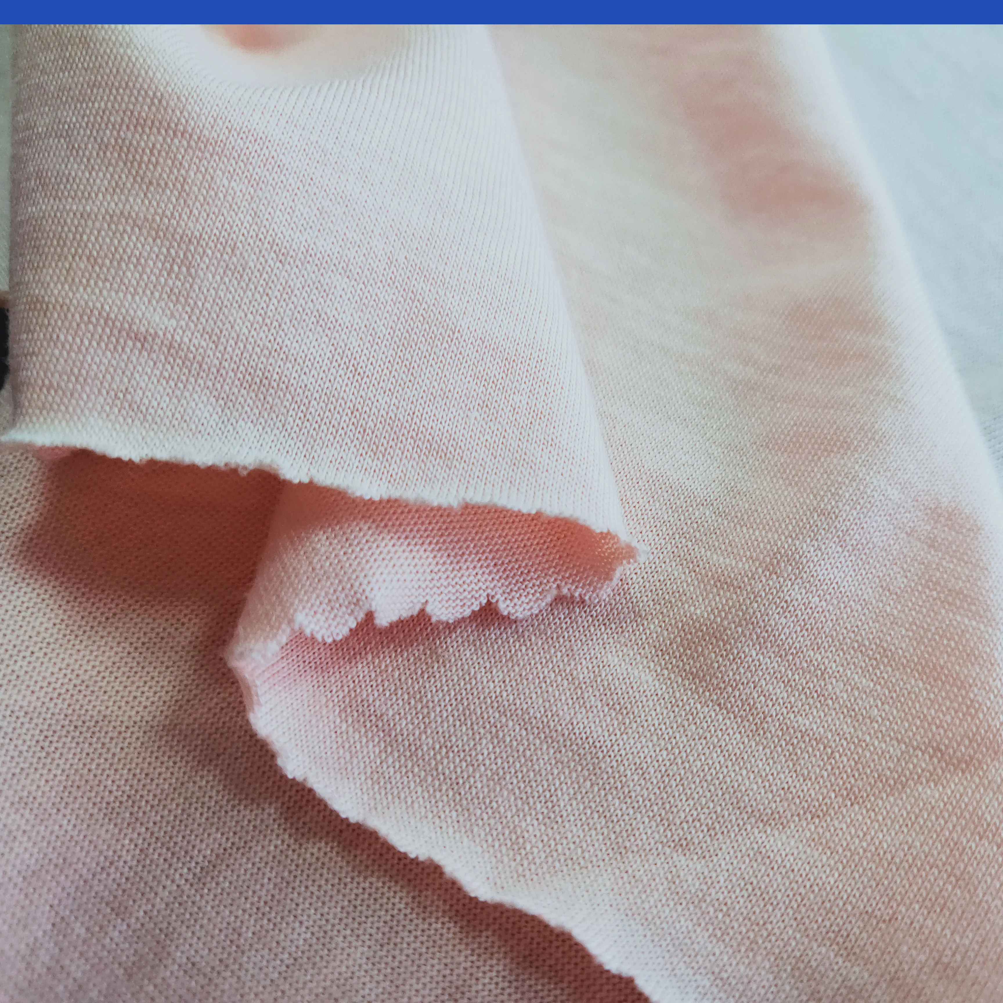 Certificated 32s 150gsm 160cm Single Organic Cotton Jersey Fabric By