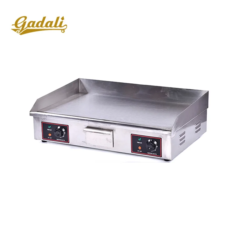 Commercial Countertop Electric Griddle Grill Pan Flat Plate