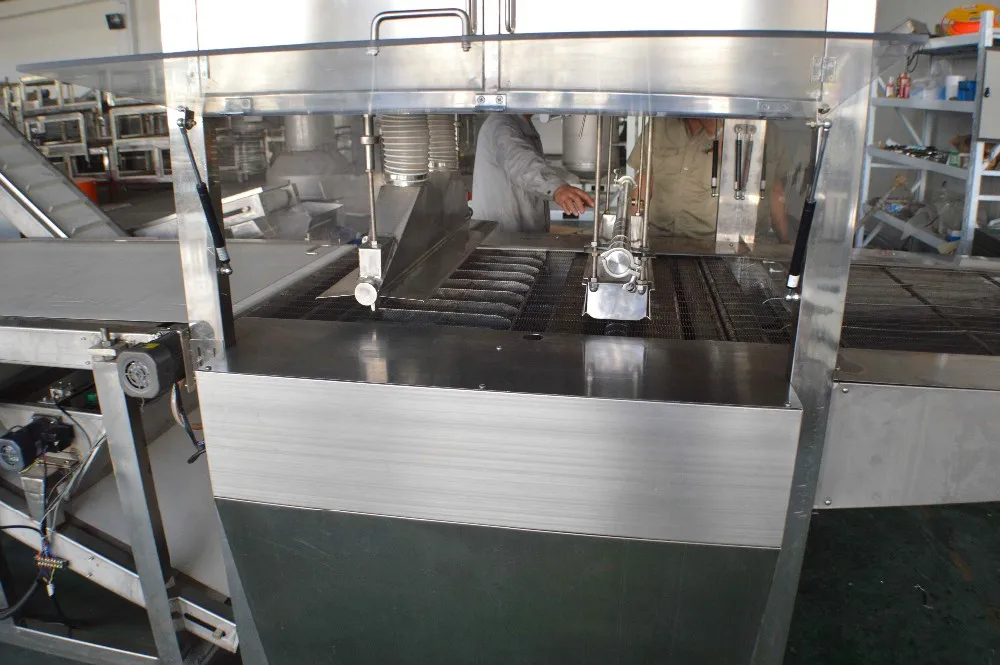 Chocolate enrober-Chocolate coating machine-Coated chocolate making machine.JPG