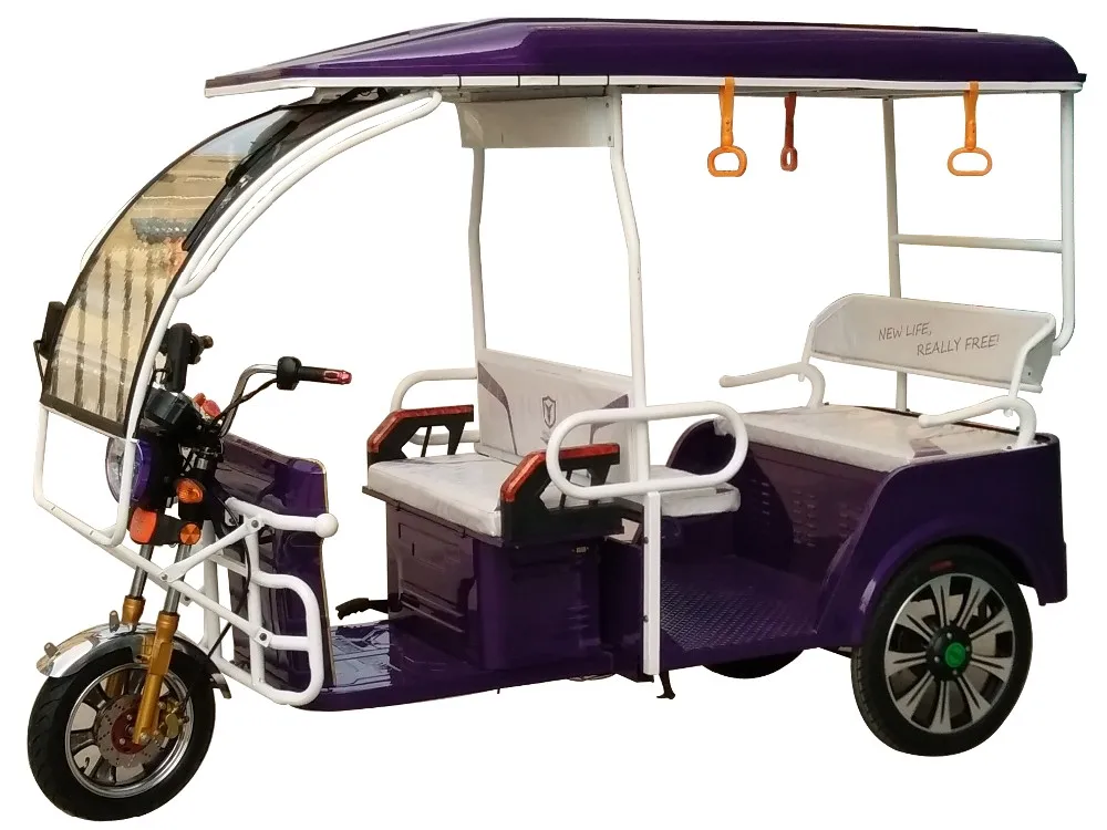 2017 New Design 46 Persons Capacity Auto Electric Rickshaw For Kolkata