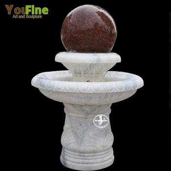 Mármol Grande Flotante Piedra Redonda Bola De Fuente De Agua - Buy Gran