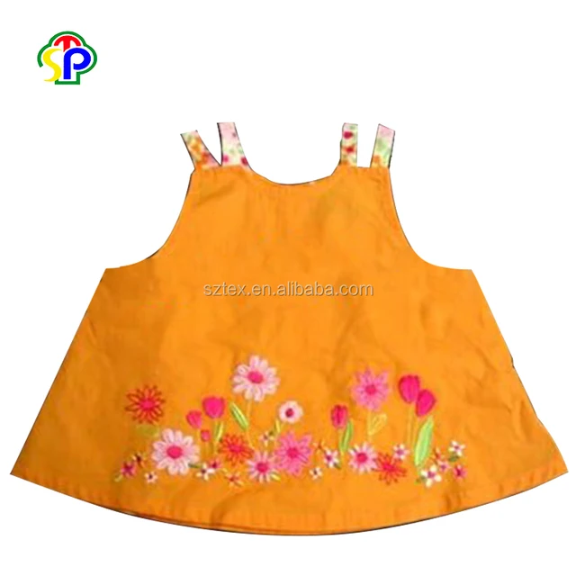 2017 the lastest design wholesale fashion beautiful cotton young girl dress