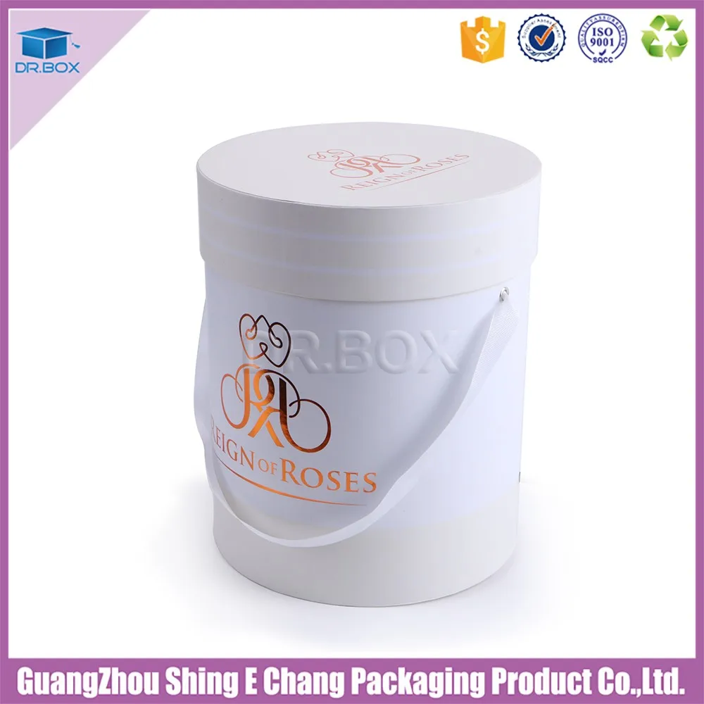 Round Gift Hat Boxes With Ribbon Handle Australia Flower Box Wholesale