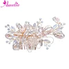 Wedding Charming Hair Comb Jewelry Freshwater Pearl and Shell Flower Princess Headpiece Bridal Side Comb Pins