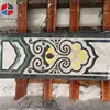 Simple water jet colorful marble border designs