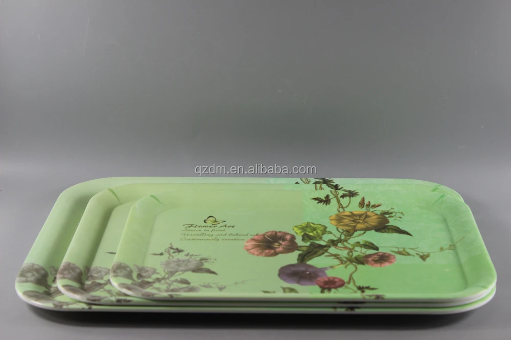 Hot Sale Melamine Decorative Tray Sets