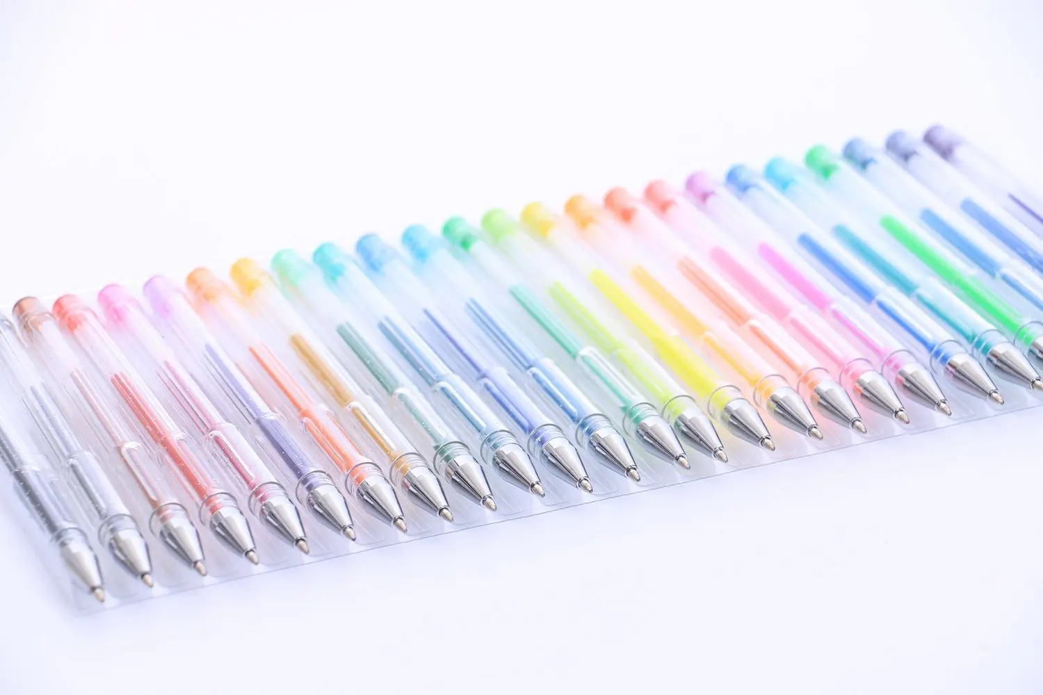 100colors Fairy Dust Glitter Gel Pens Set Includes Metallic Pastels