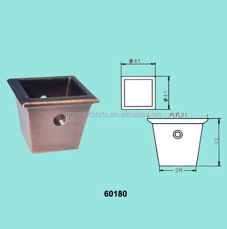60180 zinc alloy cup for furniture