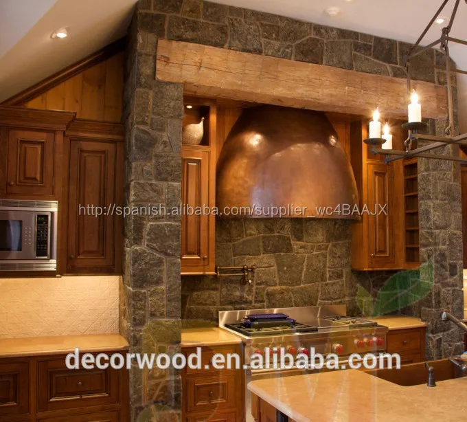 Muebles de cocina fabricados con madera sólida, juego de cocina de ... Juego de muebles de madera