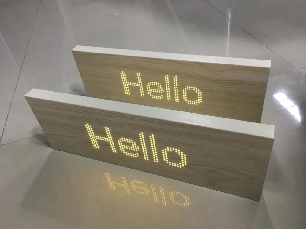 Creative hidden moving message P5 LED digital banner