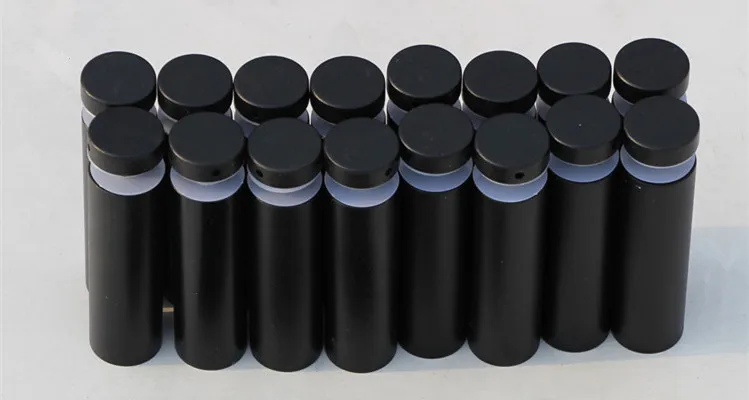 New products matt black stainless steel glass standoff.jpg