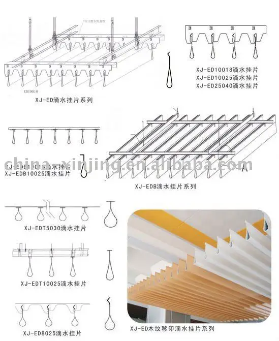 Modern Design Strip Aluminum False Ceiling System Buy