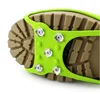 Colorful Ring Climbing Spikes Grips Crampon Cleats 5 shoe cover ice grippers for outdoor with stock
