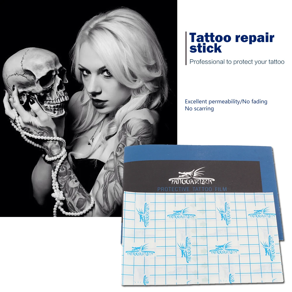 Yilong Newest High Quality Tattoo Repair Stickers for protecting tattoo part 15*10cm