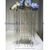 75cm tall high quality hot sale transparent clear crystal acrylic flower stand/ wedding table decoration