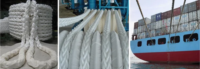 Přizpůsobené pevné pletené polyesterové lano obecné 12 mm pro železářství