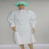 newest doctor surgical Uniform gowns with knitted cuff on wrist, SMS,40g/m2, M size