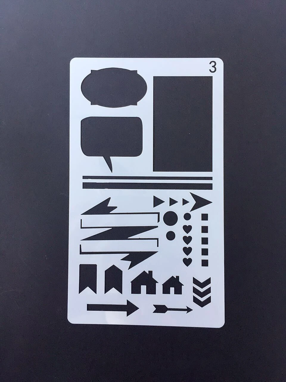 24PCS Stencil BetterJonny 4x7 Inch Plastic Planner Stencils Journal//Notebook//Diary//Scrapbook DIY Drawing Template Stencil Journal Stenci