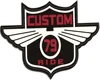 Hot leather patches for jeans custom embossed leather patch