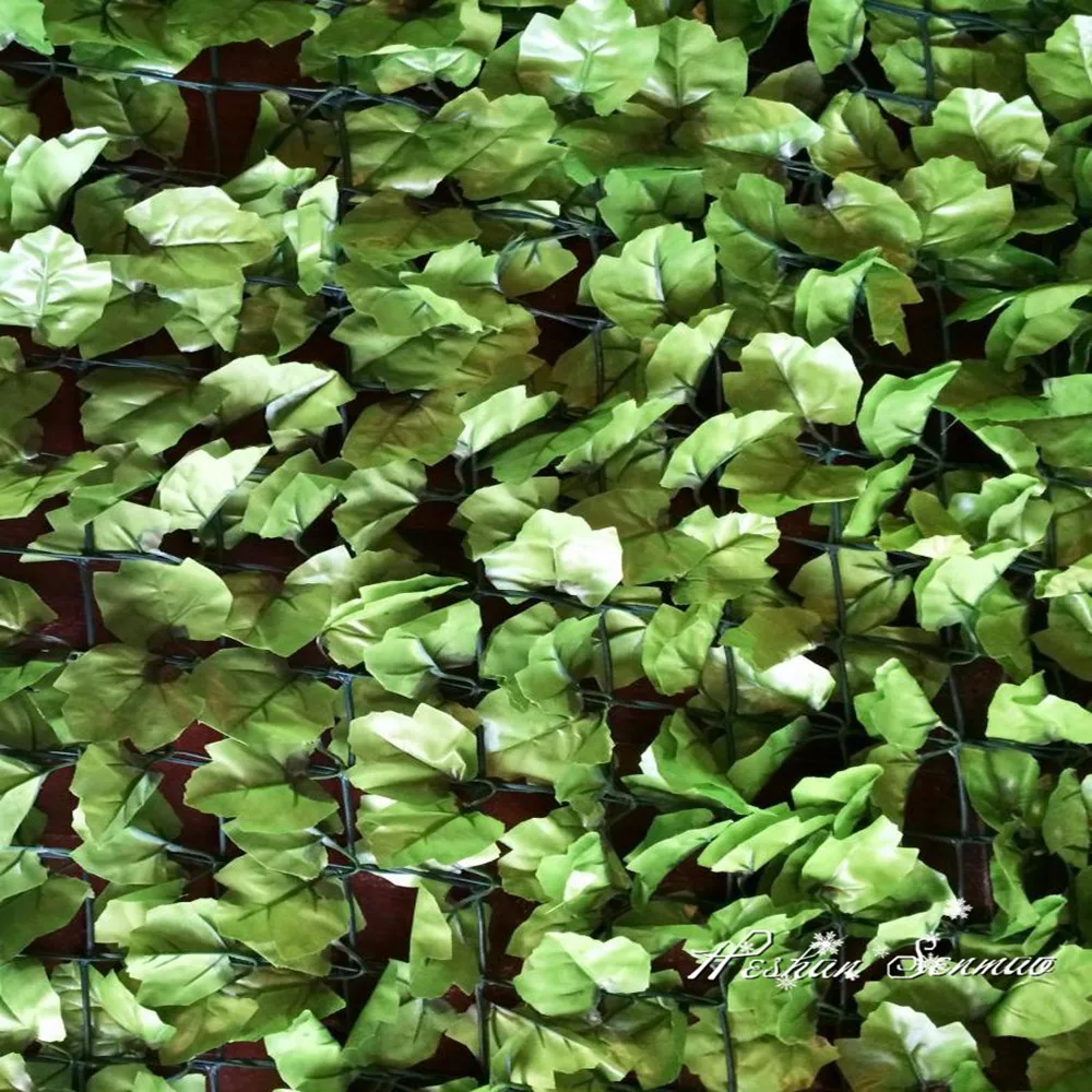 Outdoor Artificial Garden Fence Plastic Ivy Privacy Fence With