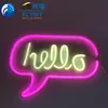Home and Shop decoration USB cable or plug LED pineapple neon light room letters HELLO led neon