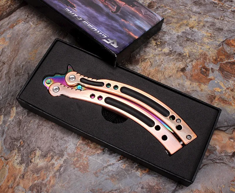High Quality Csgo Butterfly Knife With Unsharped Blade Practise