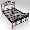 Knock Down Single bed designs, Competitive Price Of Metal domitry bed steel bed used for school