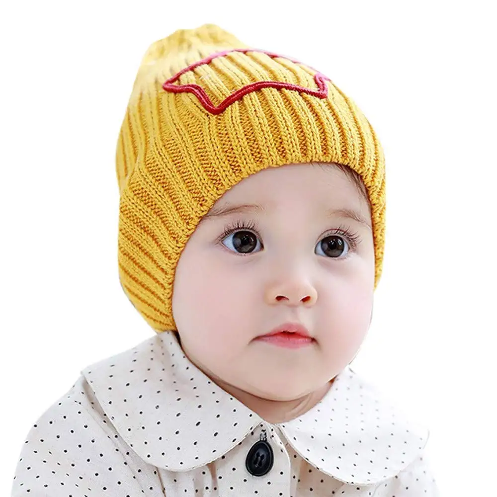 Inkach Winter Hats Cute Toddler Baby Girls Bowknot Beanie Hats Keep Warm Caps