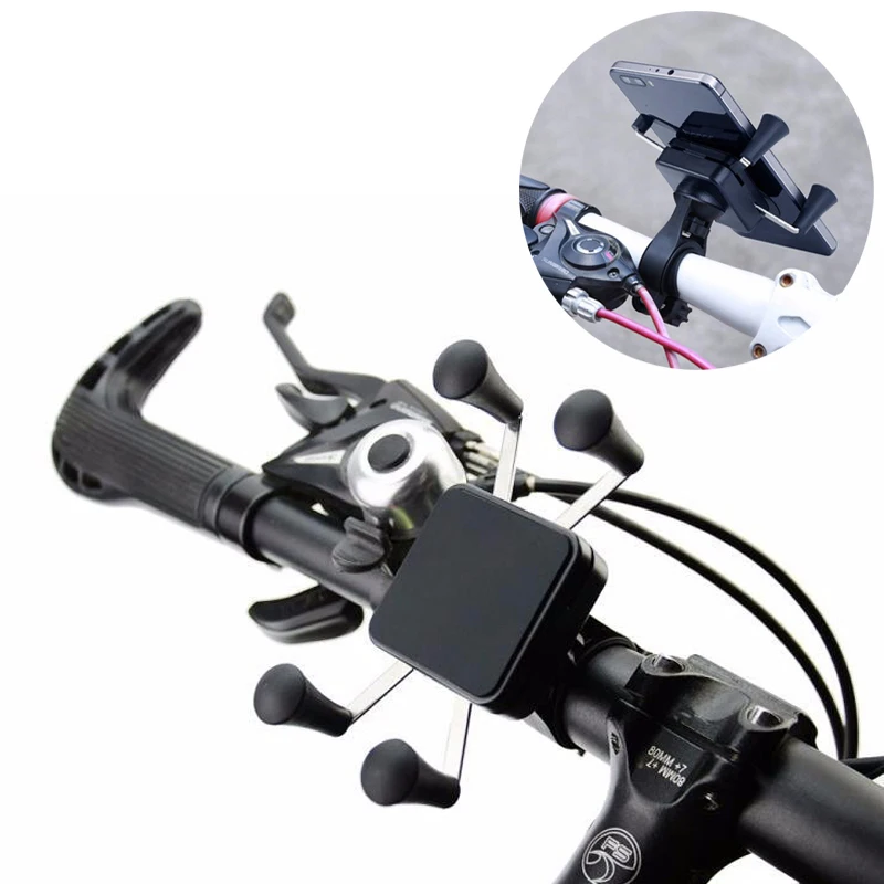 XMXCZKJ Bicycle mobile phone holder motorcycle electric car universal mobile phone mountain bike mobile phone holder