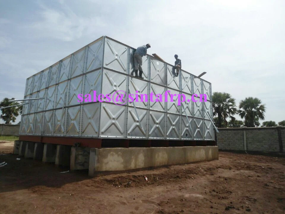 Factory Supply 100 cubic meters galvanized water tanks/professional