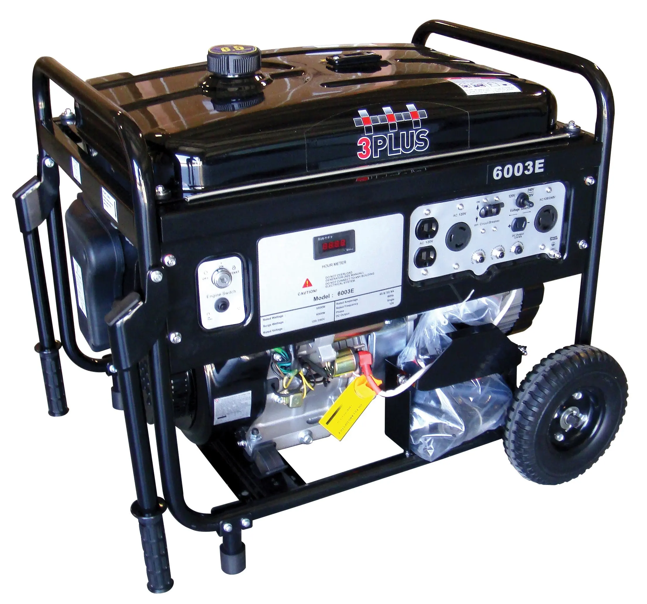 Get Quotations · 3PRO MGES6000 6000 Watt, 14HP, 4-Cycle OHV Portable Gas Powered Generator