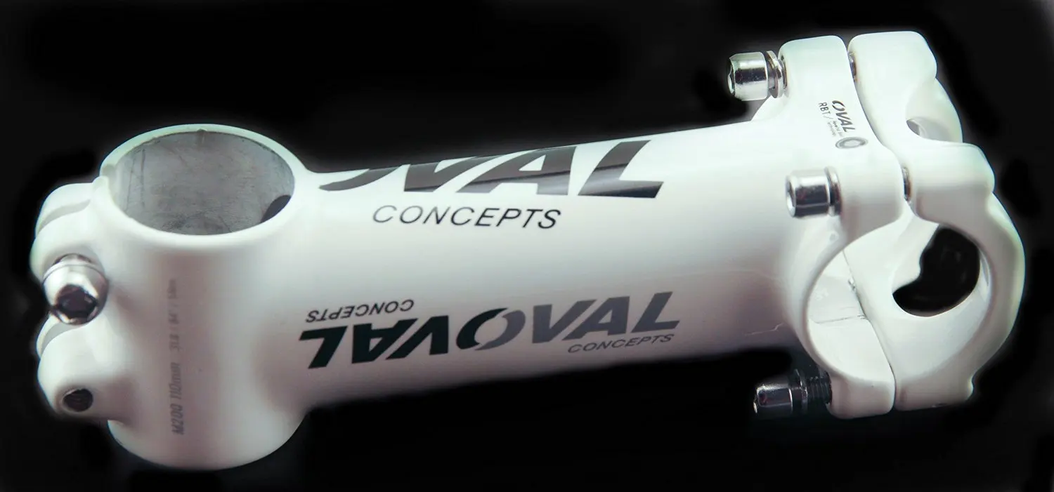 Oval Concepts M200 110mm 1-1//8/" Threadless Bike Stem 31.8mm Alloy White NEW