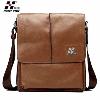 flat leather bag