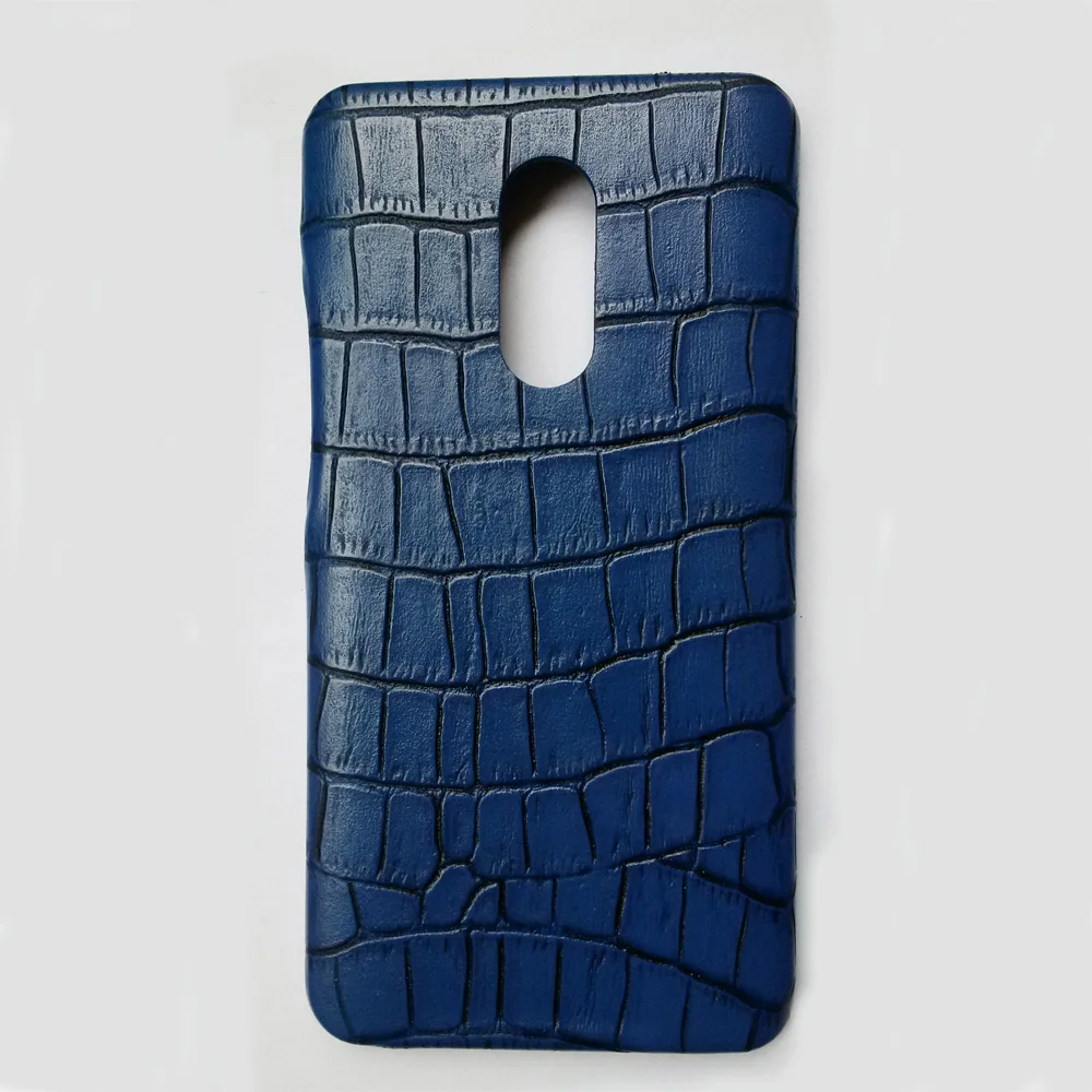 Crocodile pattern PU Leather cover For Redmi Note 4X Cell phone case