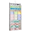 42 cells underwear sock clothes multipurpose hanging closet organizer