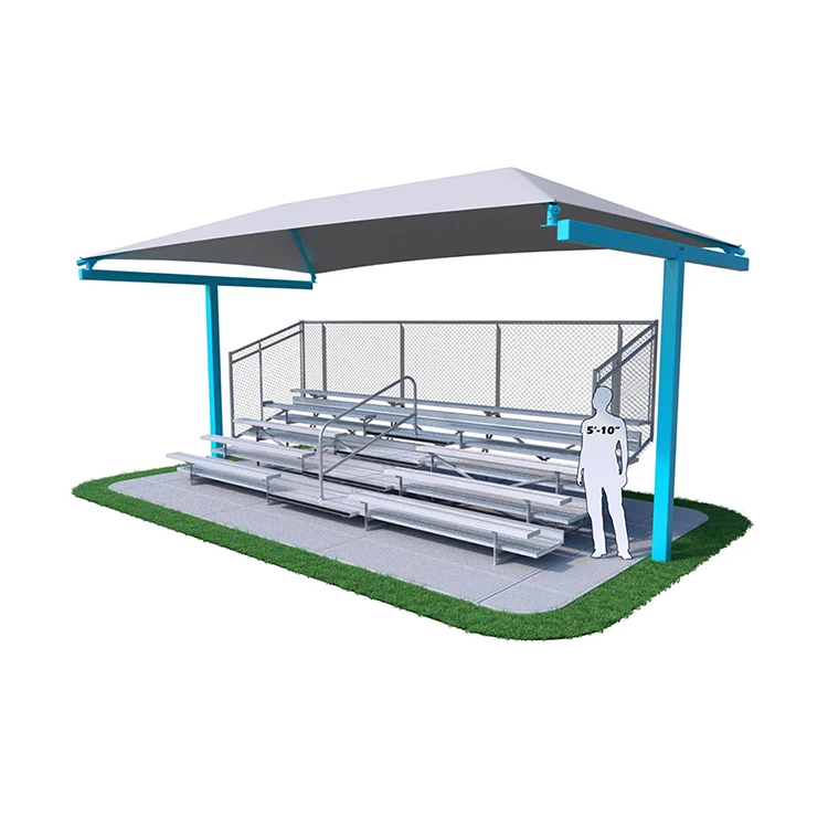 Hot Galvanizing Outdoor High School Baseball Bleachers Buy High