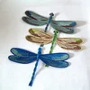 Vintage Embroidered Logo Iron On Patch Embroidery Cut Out Dragonfly Patches